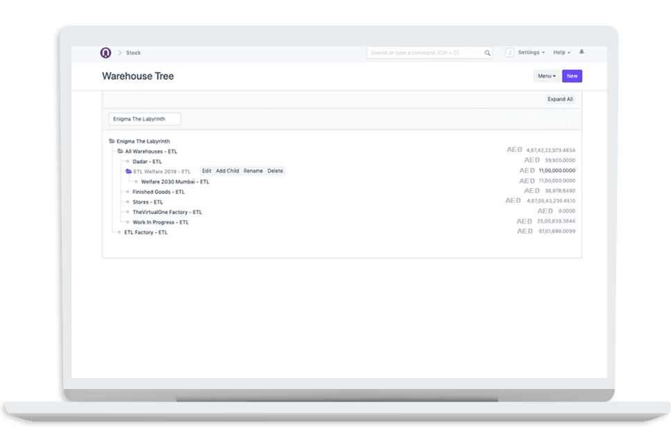Multi-store management using ERP in Dubai.