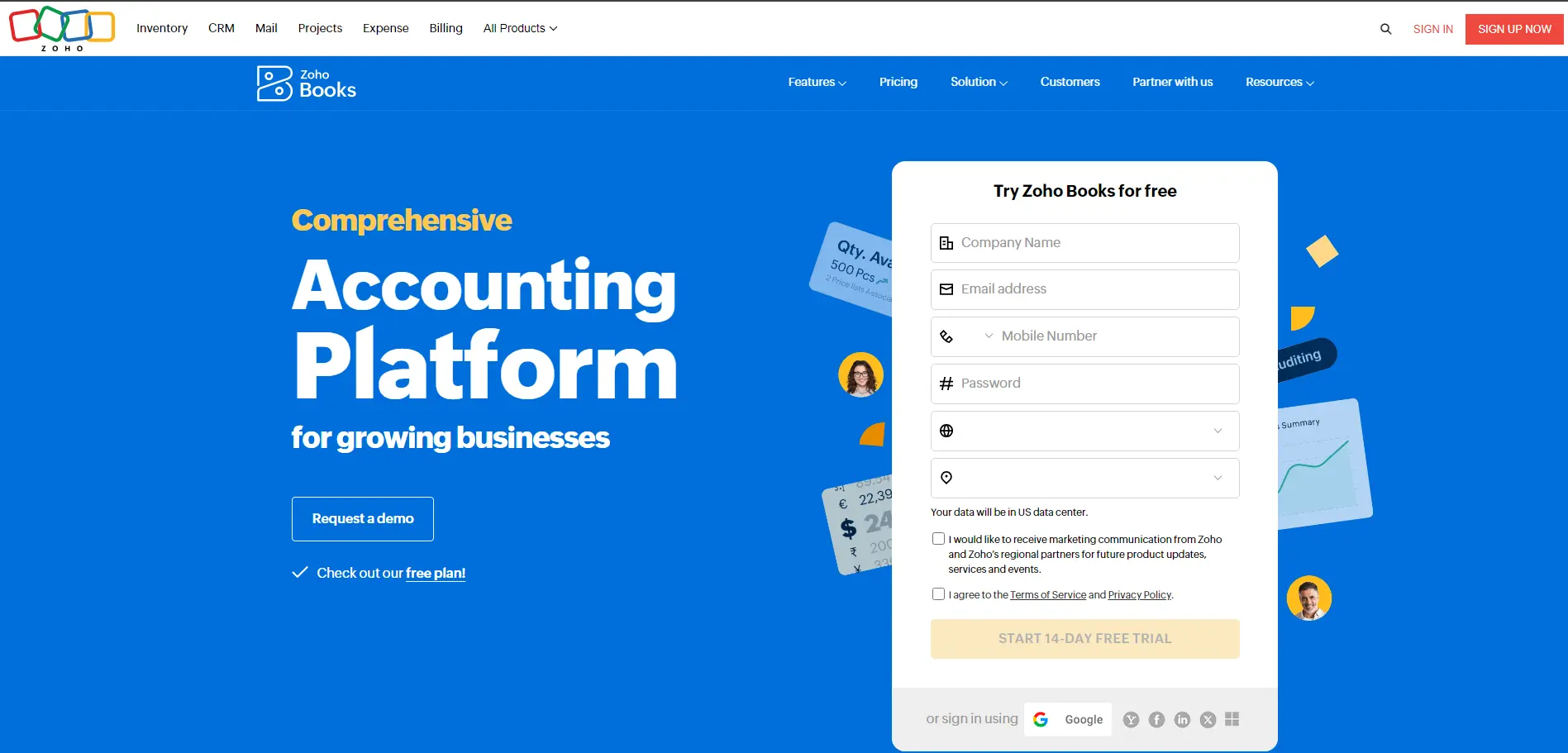 zoho books