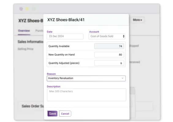 Comprehensive reporting module in inventory management system.