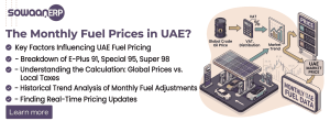 An infographic about fuel pricing in the UAE