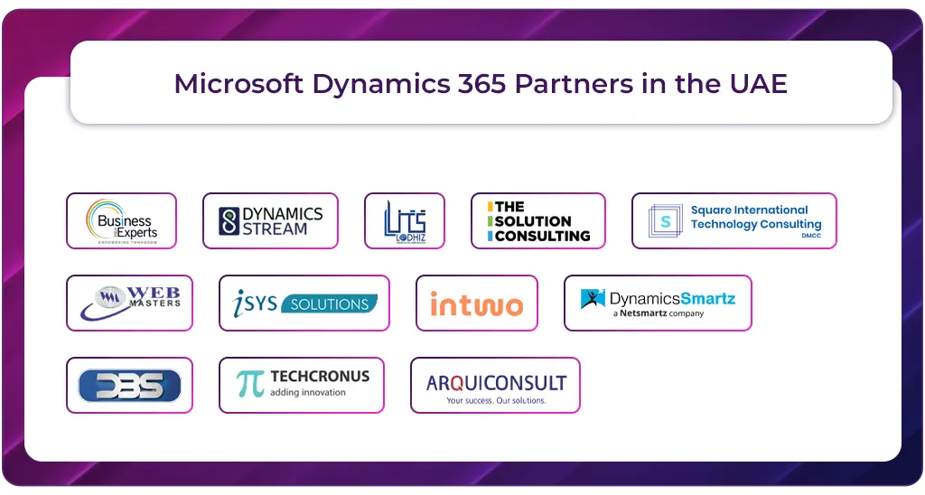 Microsoft Dynamics 365 ERP partners in the UAE