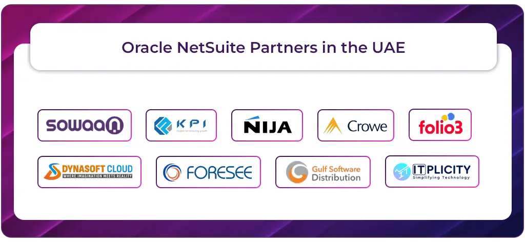 Oracle NetSuite ERP partners in the UAE
