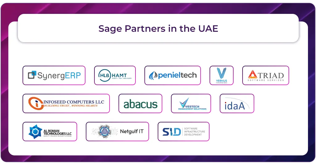 Sage ERP partners in the UAE