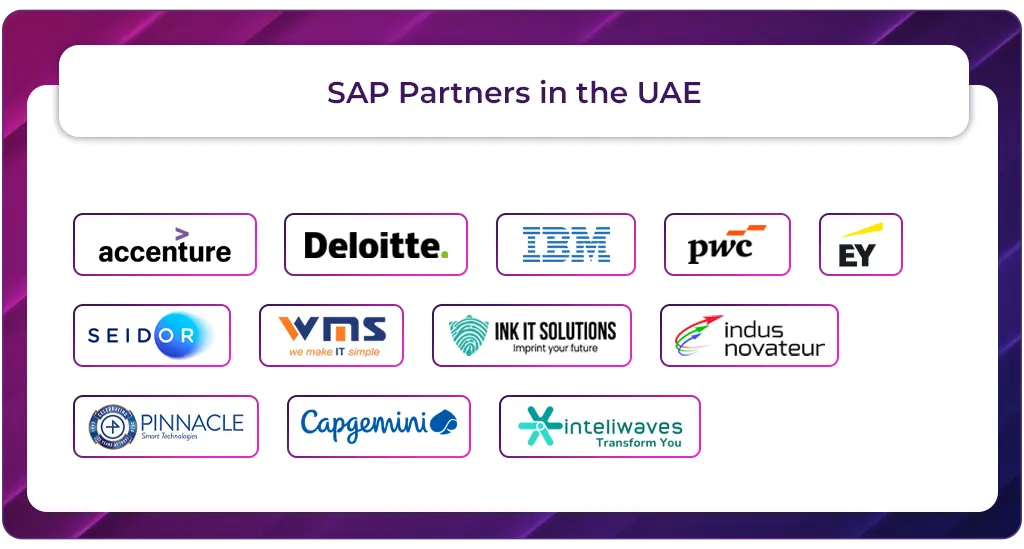 SAP ERP partners in the UAE